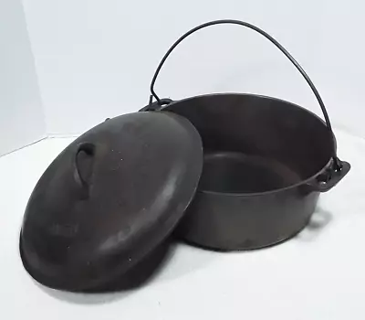 Vintage Griswold No. 9 Cast Iron Tite-Top Dutch Oven 834 C With Lid 2552A • $189.95