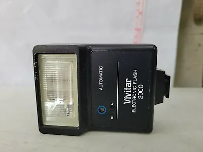 Vintage Vivitar 2000 Electronic Flash Shoe Mount - Automatic  • $9