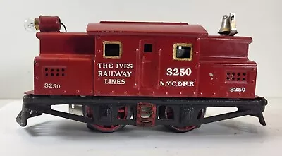 Vintage IVES Cast Iron Frame Ives Railway Lines 3250 Motor Car Engine Runs. • $55