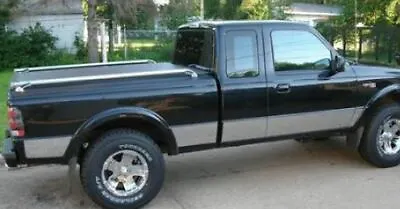 93-2004 Ford Ranger Extended Cab 2WD Long Bed Stainless Steel Rocker Panel Trim • $287.99