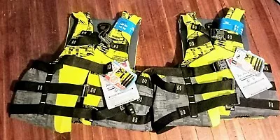 2 Stearns Infinity Series Antimicrobial Life Jackets  2XL/3XLYellow/Black Qty-2 • $24.99