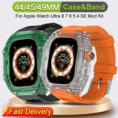 Transparent Case Mod Kit RM For Apple Watch Band 49MM Series Ultra2 9 8 7 6 5 SE • $34.99