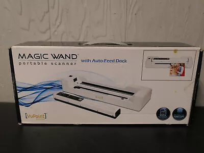 VuPoint Magic Wand Portable Scanner With Auto-Feed Dock PDS-ST450-VP NOB • $50