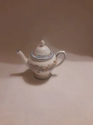 Coalport Miniature Floral Teapot Retired  • £14.99