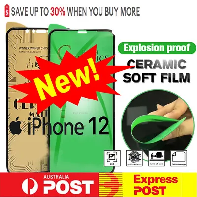 IPhone 11/12Pro/Max/Mini/X/7P Ceramic Screen Protector ANTI Shock 9D NANO • $17.99