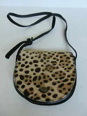 Leather Crossbody Small Pouch Purse Leopard Cheetah- Zara Girls • $18.99