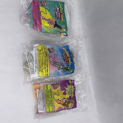 $6 • Buy Wendys Looney Tunes Action Pens 2001 Marvin Martian Wily Coyote Daffy Duck