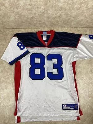 Vintage Reebok Authentic Buffalo Bills Lee Evans #83 Jersey Size Large • $19.99