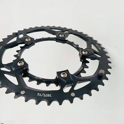 BikinGreen CNC Chainring 46/30 T BCD110 Fit Non Hidden Or Hidden 5 Bolts Cranks • $82.90