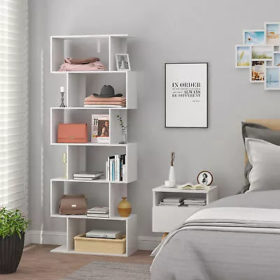£50.99 • Buy WOLTU Bookcase 6 Storage Cubes Unit Tall Freestanding Bookshelf For Living Room 