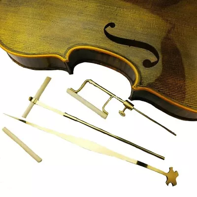  Violin Luthier Tools Kit Set Sound Post Gauge Measurer & Retriever Clip & Sette • $26.99