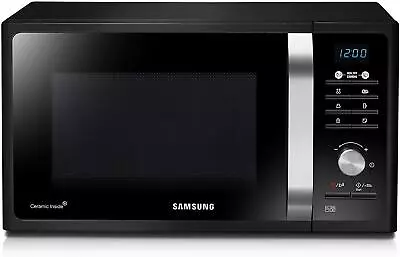 Samsung Solo Microwave Oven Healthy Cooking 800W 23L Black MS23F301TAK/EU • £79