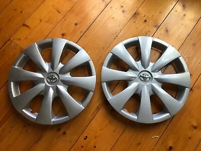 2 GENUINE Toyota Corolla ZZE122 Or Similiar Models “15 Inch” Hubcaps/Wheel Cover • $140