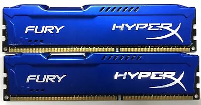 Kingston HYPERX 8GB 2x4GB 1600MHZ HX316C10FK2/8 DIMM CL10 GAMING RAM 240pin PC • $27.39