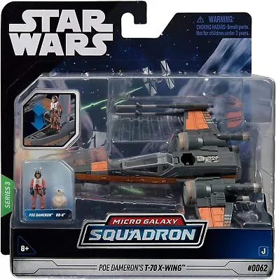 $39.99 • Buy Star Wars: Micro Galaxy Squadron - T-70 X-Wing (Poe Dameron)