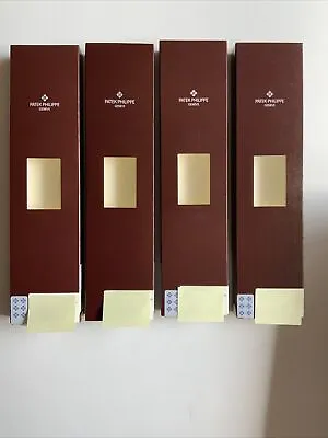 Preowned Patek Philippe Cardboard Box Excellent Condition Set Of 4 Complete Sets • $249.95