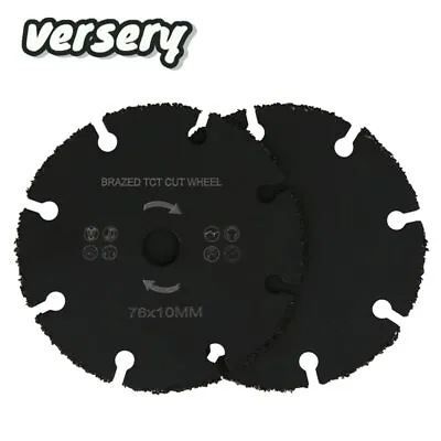 3'' X 2/5'' Circular Saw Blade Wood Cutting Disc Cutter Wheel Tungsten Carbide  • $11.08