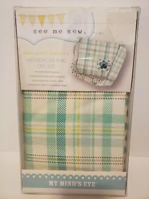 See Me Sew My Mind's Eye Designer Fabric Messenger Bag DIY Kit #SMS109 • $20