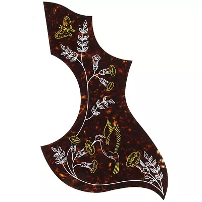 $15.99 • Buy Hummingbird Pickguard, Adhesive Back For Gibson Acoustic Guitar - TORTOISE