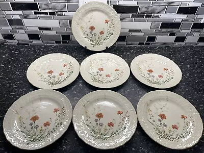 7 Mikasa Margaux Salad Plates 8 1/4” Fine Ivory Perfect Condition MINT! • $50