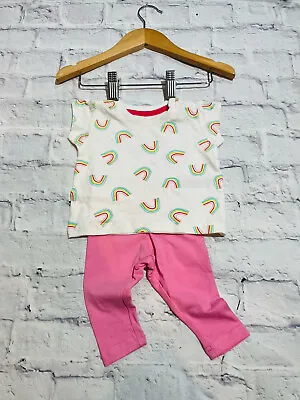 Baby Girls 0-3 Months Clothes Rainbow Top & Leggings Outfit *We Combine Shipping • £4.05