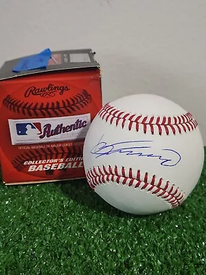 VLADIMIR GUERRERO SR SIGNED OFFICIAL MAJOR LEAGUE BASEBALL Beckett COA • $75