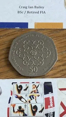 CIRCULATED CONDITION HUNDRED YEARS OF GIRL GUIDING GUIDES 2010 50p COIN • £1.50