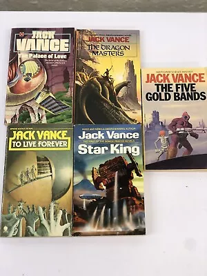 £19.99 • Buy Jack Vance - Paper Back Book Bundle Rare Vintage Sci-fi Collectible 1979’s
