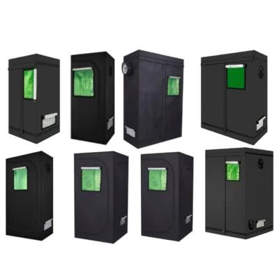 £59.90 • Buy 2023 Premium 600D Grow Tent Kit Dark Indoor Room Plant Box Mylar Hydroponics Bud
