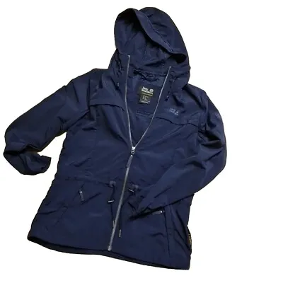 Jack Wolfskin Women's Jacket Size S Navy Blue Zips With Back Carry Zip Pocket  • £16.34