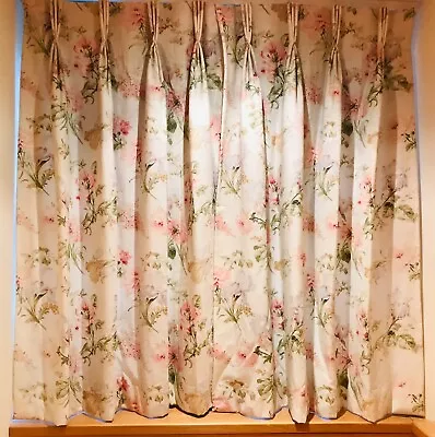 Pair Of Ralph Lauren Curtains 135.5cm Long X 140cm Wide • £7.50