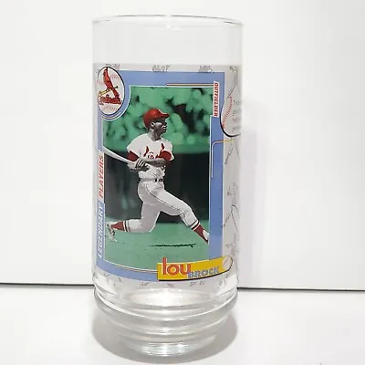 $18.77 • Buy St Louis Cardinals 1998 Lou Brock McDonalds Legendary Players Collector Glass