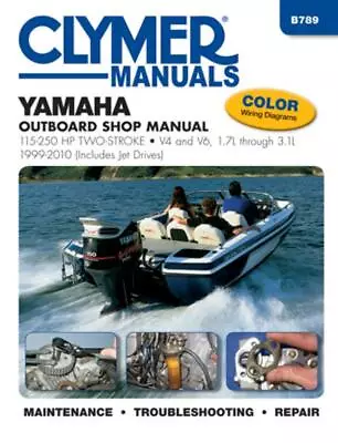 Yamaha 115-250 HP 2-Stroke Outboard & Jet Drives (1999-2010) Service Repair Manu • $49.95
