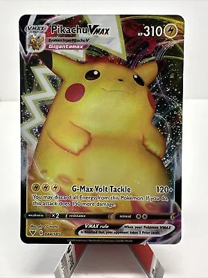 $3 • Buy Pikachu VMAX -- NM - Mint Ultra Rare Pokemon Card -- Vivid Voltage 044/185