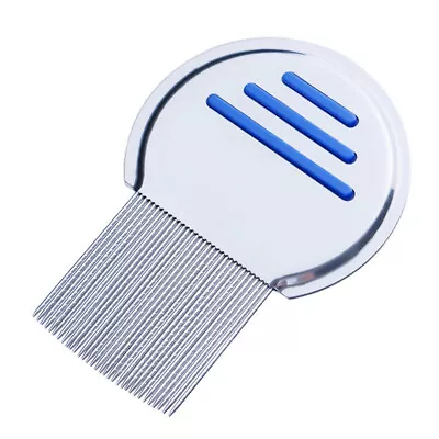 Stainless Steel Metal Teeth Head Lice Comb Remove Nits Lice And Fleas Comb For • $6.75