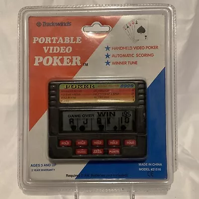 Tradewinds Portable Video Poker Model #21516 • $20
