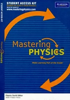 MasteringPhysics Student Access Kit For Physics (Mastering Physics (Access Cod.. • $79.20