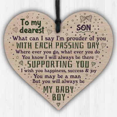 Son Gift From Dad 18th 21st Birthday Gift Card Son Gift From Mum Keepsake Memory • £3.50