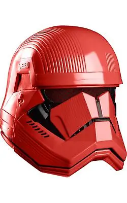 Adult Men's Red Sith Stormtrooper 2 Piece Costume Mask Fancy Dress Accessory • £12.99
