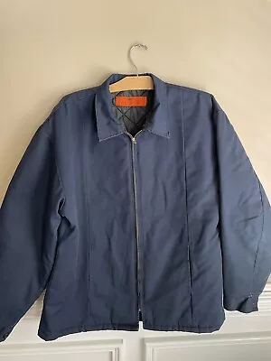 Vintage Red Kap Quilted Mechanic Workwear Jacket Sz (XL) Motorcycle Blue 0324 • $19.98