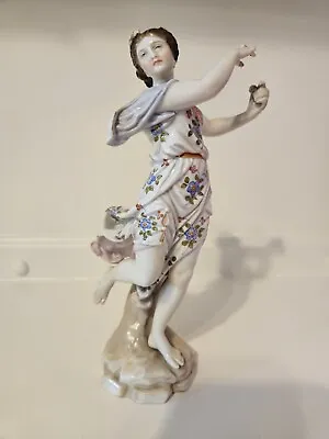 1700's To 1800's Meissen Porcelain Figurine Damage Dancing Lady Germany Antique • $125