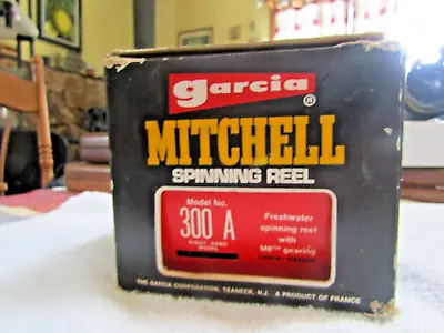 ~Mitchell 300A Spinning Reel~Made In France~NEW IN BOX~MANUALS~BOX & INSERTS~~ • $95.75