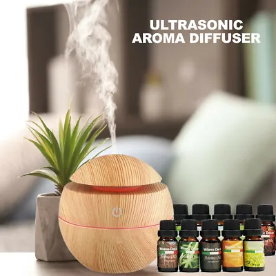 $13.99 • Buy Aroma Air Humidifier Aromatherapy Diffuser Essential Oil LED Purifier Diffuser 