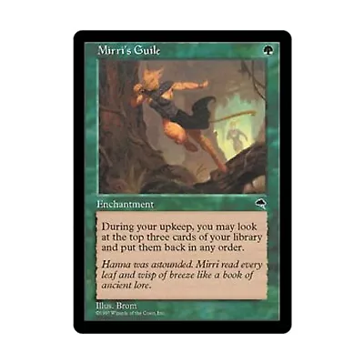 WOTC MtG Tempest Mirri's Guile (R) EX • $30.95