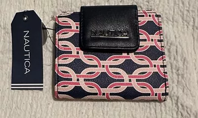 Nautica Logo Wallet  New With Tags RFID Protection  • $22