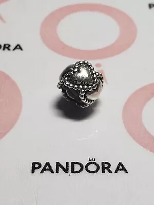 Genuine Pandora Silver. Everlasting Hearts Charm. 925 ALE • £10