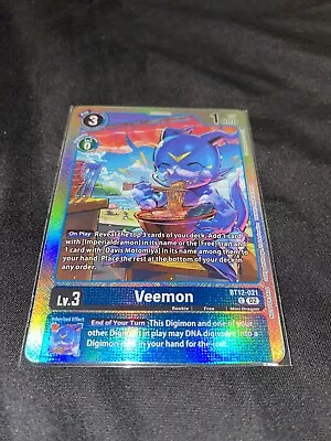 Bandai Digimon Veemon Promo Card Fest Alternate Art • $19.99