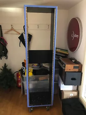£200 • Buy 42u 19i Blue Studio Racks, Good Condition.On Wheels, Wood. London Pick Up 