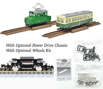 HOn30/HOe Tomytec Steeple Cab Electric Locomotive/Personnel Car W/Power Drive • $159.99