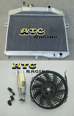 4 Rows Radiator + Fan For Volvo Amazon P1800 B18 B20 Engine GT 1959-1970 MT 69 • $255